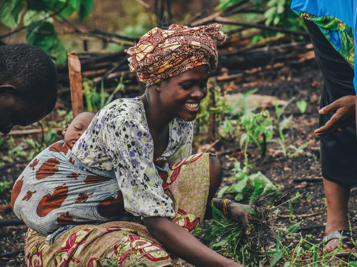 woman farming 